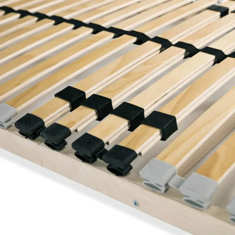 Massief beukenhouten bedbodem met sbs rubberen doppen en 7 comfortzones - Bedden & bedframes