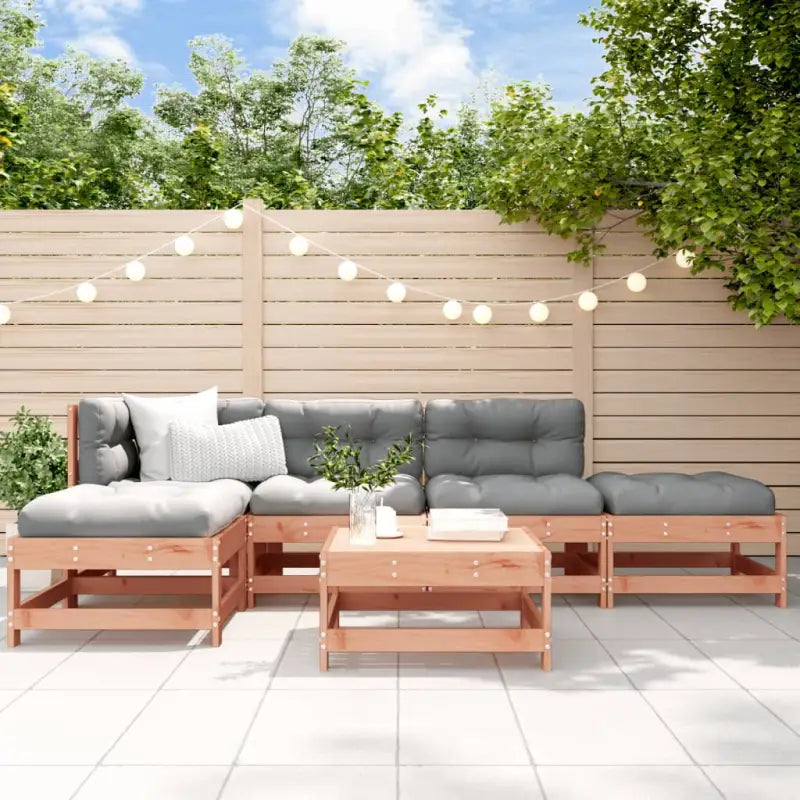 Massief Douglashout Lounge Tuinset voor Gezelligheid in de Tuin - Tuinsets