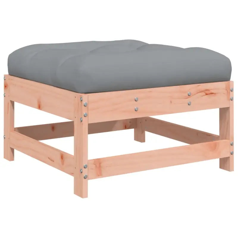 Massief Douglashout loungeset met voetenbank en salontafel voor in de tuin - Tuinsets