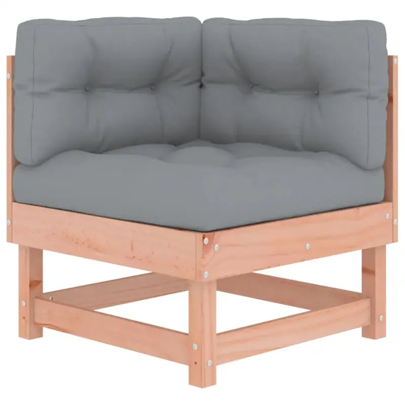 Massief Douglashout tuinset met loungeset en voetenbank of salontafel - Tuinsets