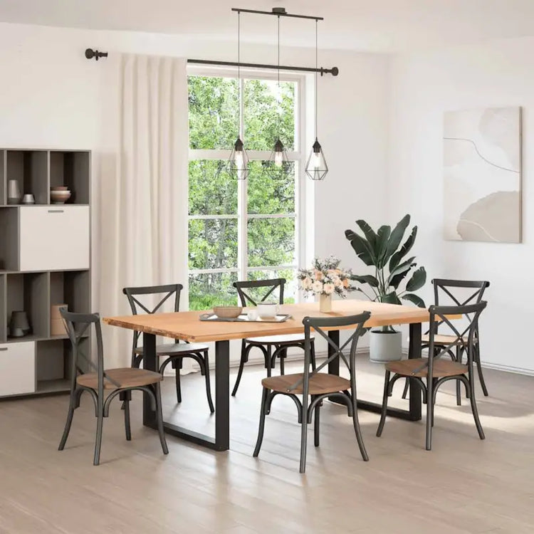 Massief eikenhout tafelblad voor een frisse look thuis of in de zaak - Tafelbladen