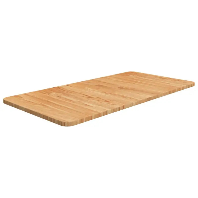 Massief eikenhout wastafelblad voor een natuurlijke renovatie - Lichtbruin / 80 x 40 x 1.5 cm - Aanrechtbladen