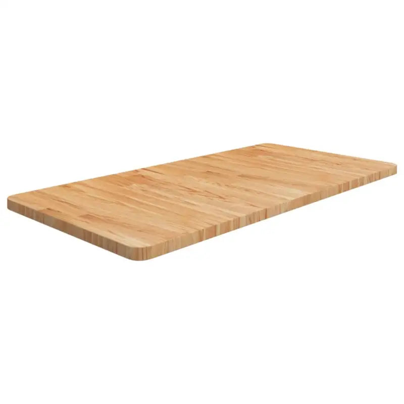 Massief eikenhout wastafelblad voor een natuurlijke renovatie - Lichtbruin / 100 x 50 x 2.5 cm - Aanrechtbladen