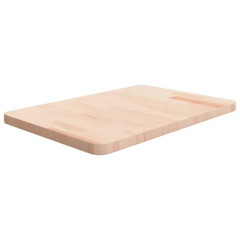 Massief eikenhout wastafelblad voor een natuurlijke renovatie - Naturel / 60 x 40 x 2.5 cm - Aanrechtbladen
