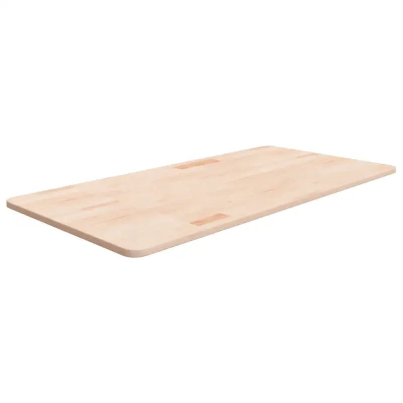 Massief eikenhout wastafelblad voor een natuurlijke renovatie - Naturel / 100 x 50 x 1.5 cm - Aanrechtbladen