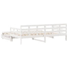 Massief Grenenhout 2-in-1 Slaapbank met Onderschuifbed - Bedden & bedframes