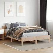 Massief Grenenhout Bedframe met multiplex lattenbodem en uitstekende ondersteuning - Bedden & bedframes
