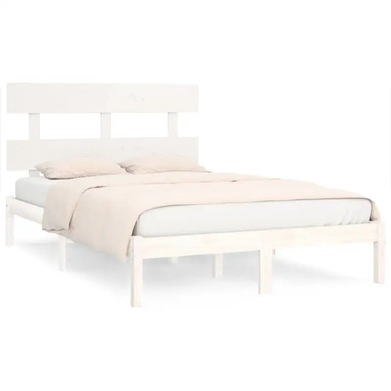 Massief grenenhout bedframe met tijdloos ontwerp voor je slaapkamer - Bedden & bedframes