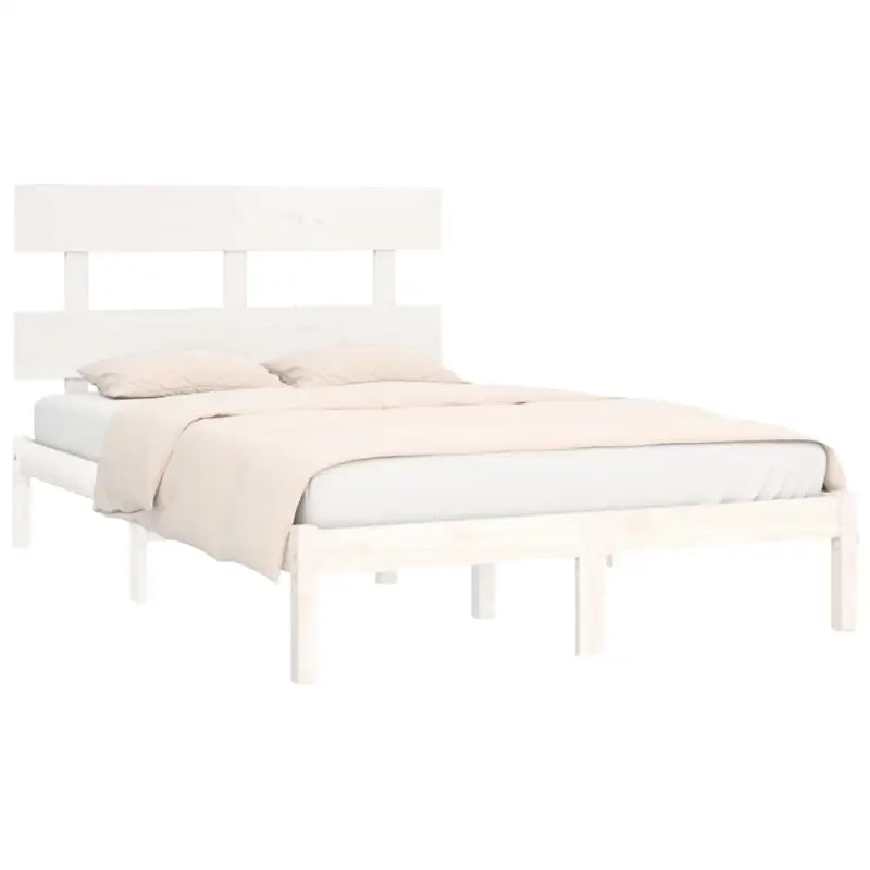 Massief grenenhout bedframe met tijdloos ontwerp voor je slaapkamer - Bedden & bedframes