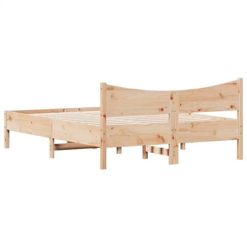 Massief grenenhout bedframe voor een moderne slaapkamer en uitstekende ondersteuning - Bedden & bedframes