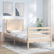 Massief grenenhout bedframe voor een natuurlijke en comfortabele slaapkamer - Bedden & bedframes