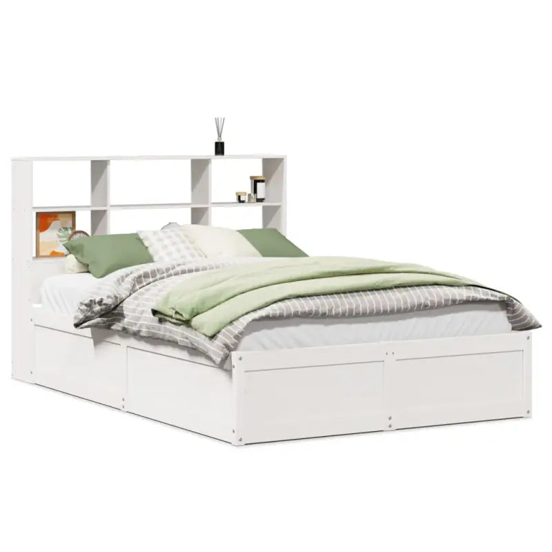 Massief Grenenhout Bedframe voor een Natuurstenen Slaapruimte - Bedden & bedframes