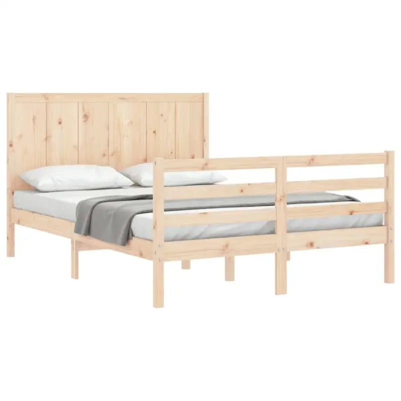 Massief Grenenhout Bedframe voor een Praktisch en Natuurlijk Interieur - Bedden & bedframes