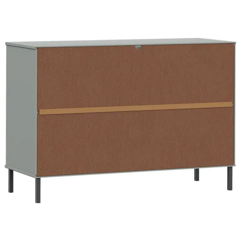 Massief grenenhout dressoir met metalen poten voor een industriële sfeer - Dressoirs & buffetkasten