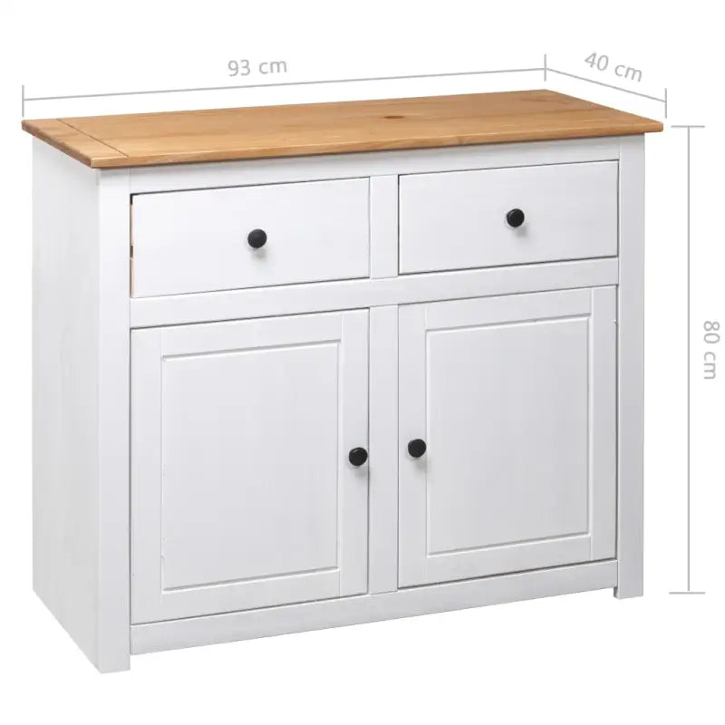 Massief Grenenhout Dressoir met Rustiek en Trendy Design - Dressoirs & buffetkasten
