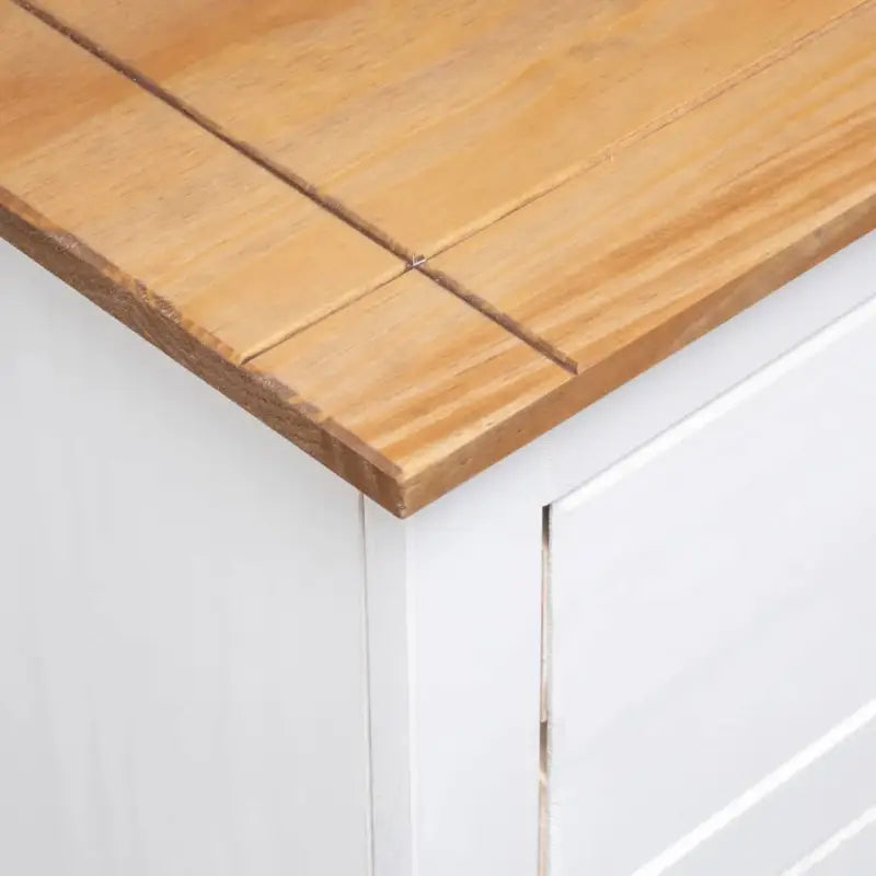 Massief Grenenhout Dressoir met Rustiek en Trendy Design - Dressoirs & buffetkasten
