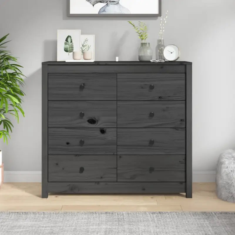 Massief grenenhout dressoirs en buffetkasten voor jouw wensen - Grijs / 100 x 40 x 90 cm / 1 - Dressoirs & buffetkasten