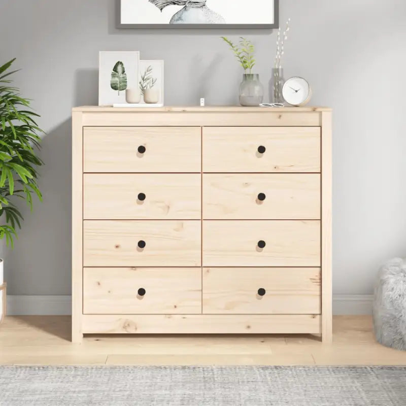 Massief grenenhout dressoirs en buffetkasten voor jouw wensen - Naturel / 100 x 40 x 90 cm / 1 - Dressoirs &