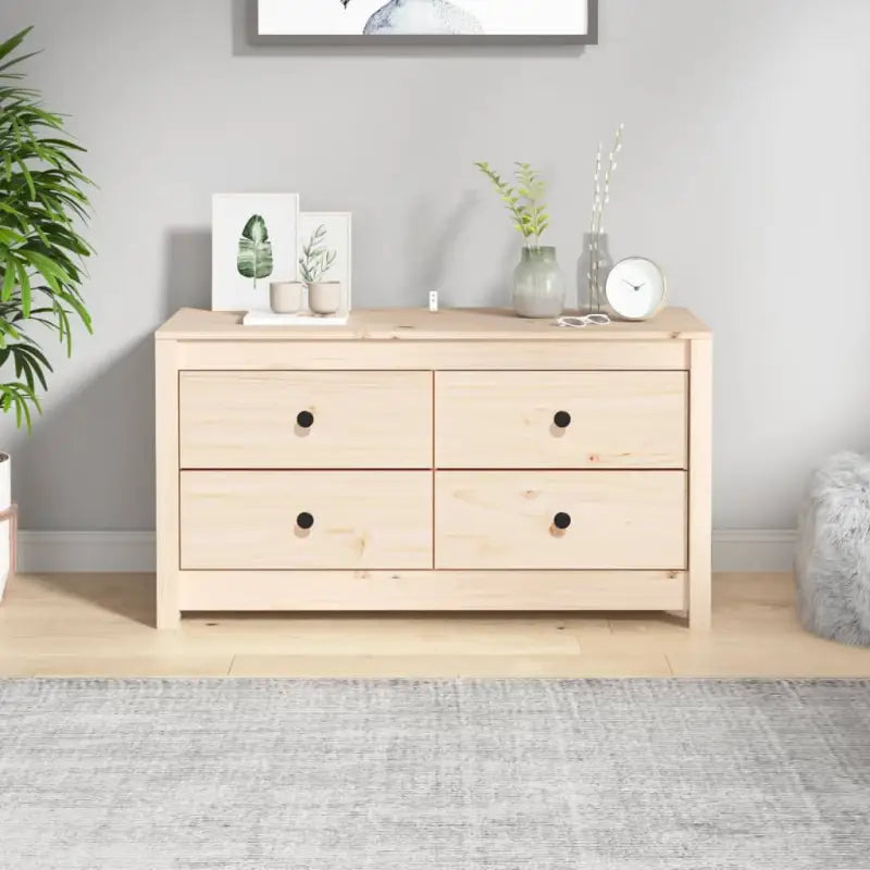 Massief grenenhout dressoirs en buffetkasten voor jouw wensen - Naturel / 100 x 40 x 54 cm / 1 - Dressoirs &
