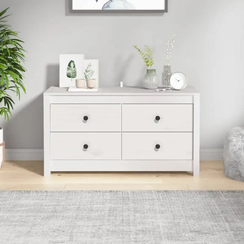 Massief grenenhout dressoirs en buffetkasten voor jouw wensen - Wit / 100 x 40 x 54 cm / 1 - Dressoirs & buffetkasten