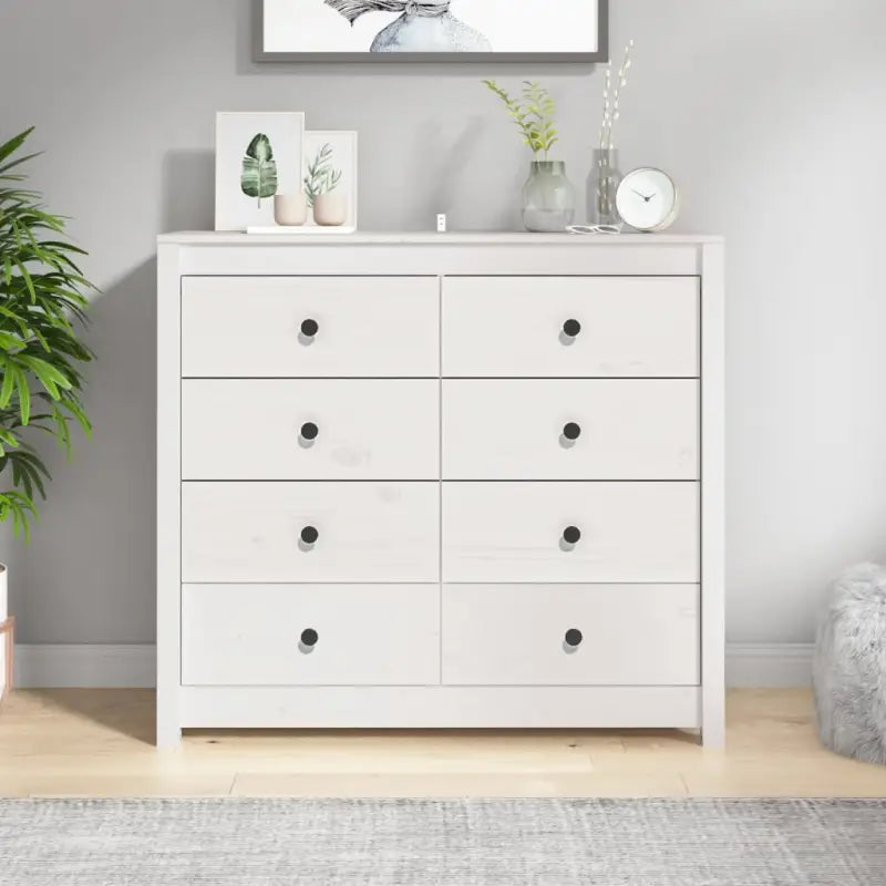 Massief grenenhout dressoirs en buffetkasten voor jouw wensen - Wit / 100 x 40 x 90 cm / 1 - Dressoirs & buffetkasten