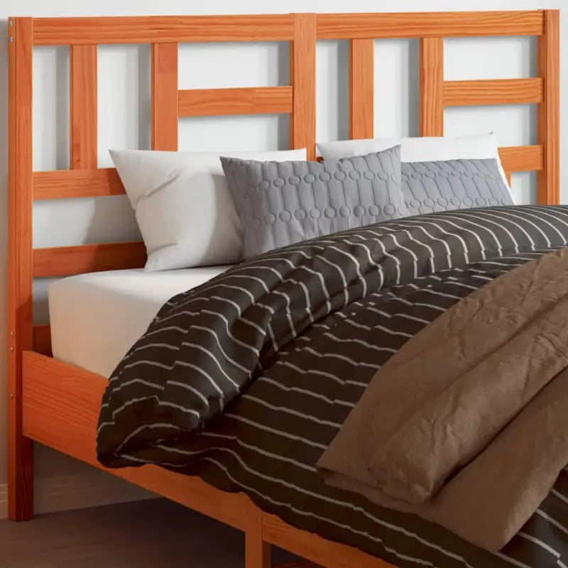 Massief Grenenhout Hoofdeinde voor een trendy en elegante slaapkamer - Wasbruin / 185.5 x 104 cm / 1 - Hoofdborden