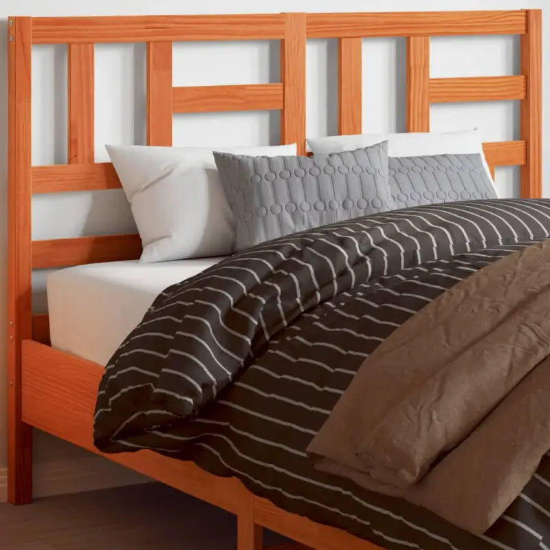 Massief Grenenhout Hoofdeinde voor een trendy en elegante slaapkamer - Wasbruin / 140.5 x 104 cm / 1 - Hoofdborden