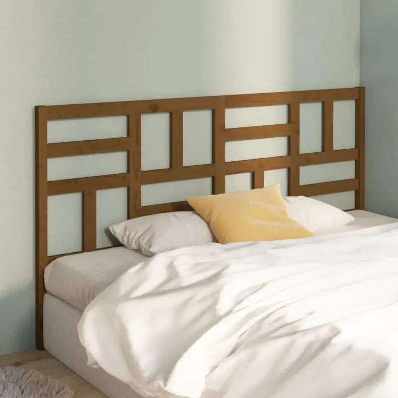Massief Grenenhout Hoofdeinde voor een trendy en elegante slaapkamer - Honingbruin / 206 x 104 cm / 1 - Hoofdborden