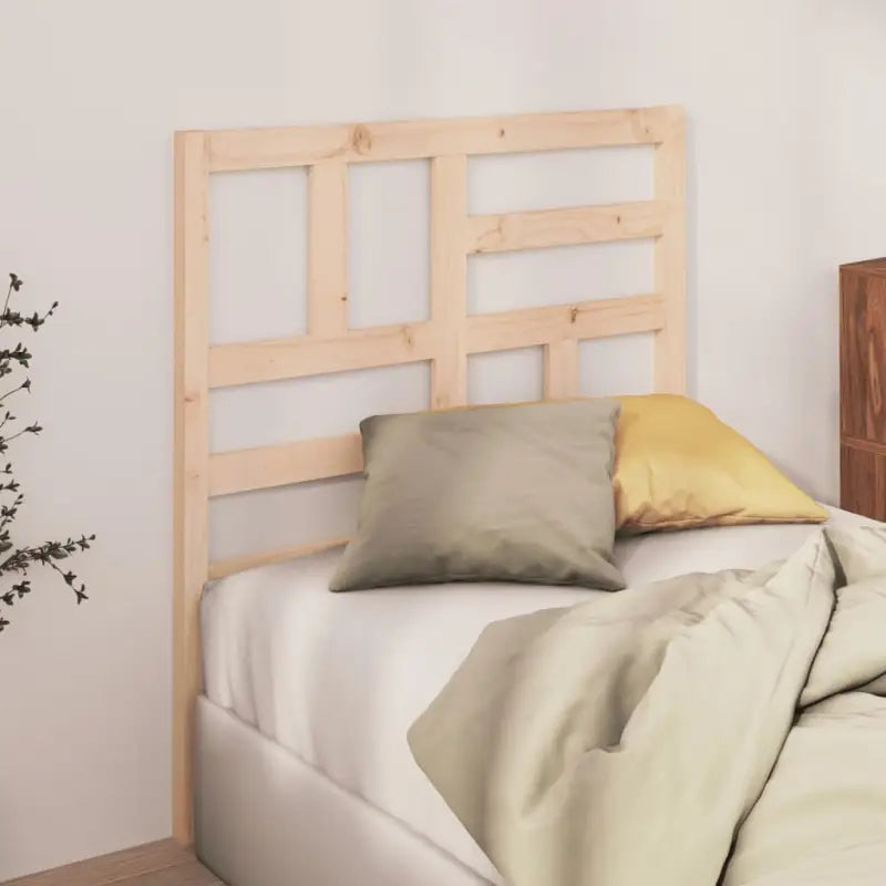 Massief Grenenhout Hoofdeinde voor een trendy en elegante slaapkamer - Naturel / 96 x 104 cm / 1 - Hoofdborden
