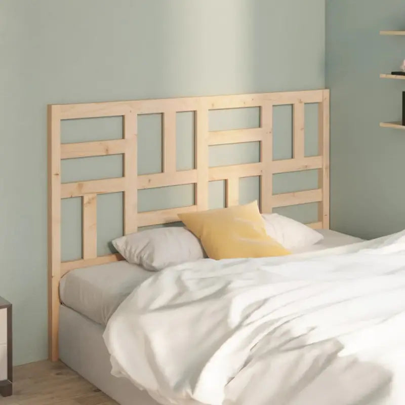 Massief Grenenhout Hoofdeinde voor een trendy en elegante slaapkamer - Naturel / 141 x 104 cm / 1 - Hoofdborden
