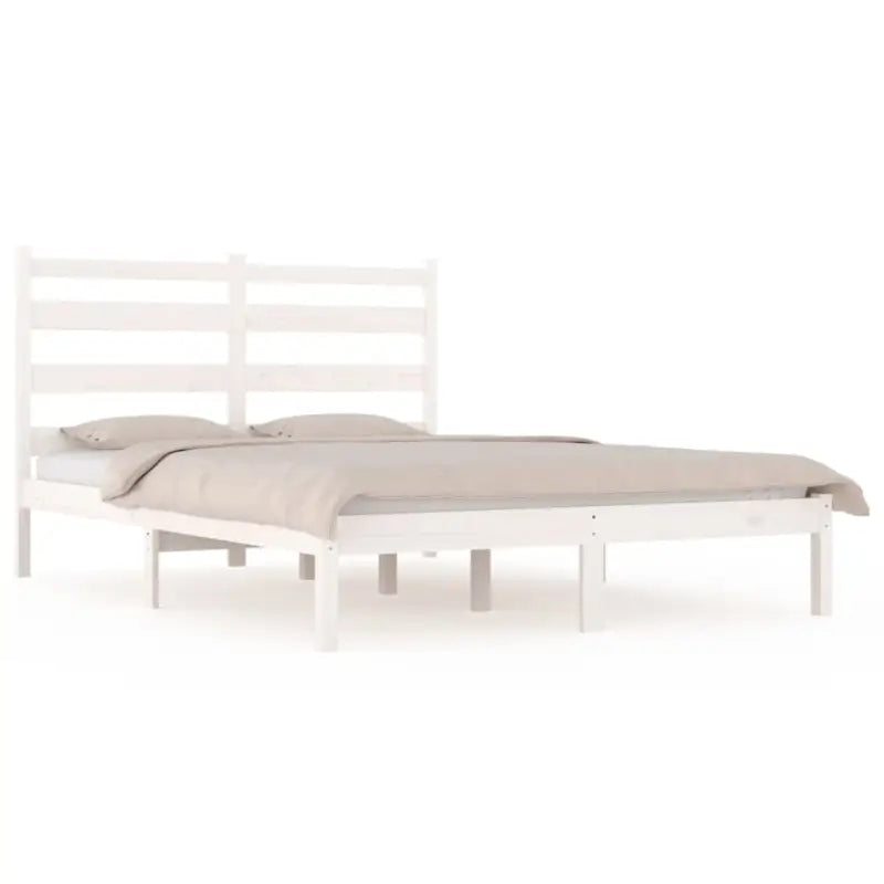 Massief grenenhout houten bedframe met aanvullende ondersteuning - Bedden & bedframes