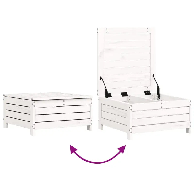 Massief grenenhout loungeset met modulair ontwerp en comfortabele afmetingen - Tuinsets