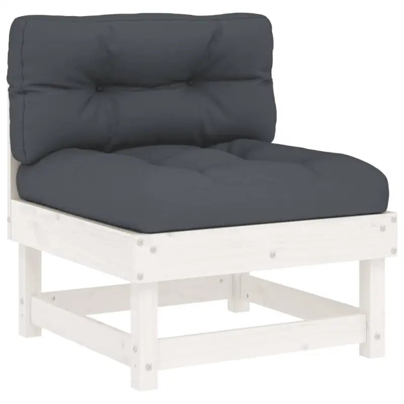 Massief grenenhout loungeset voor tuin met zachte kussens - Tuinsets