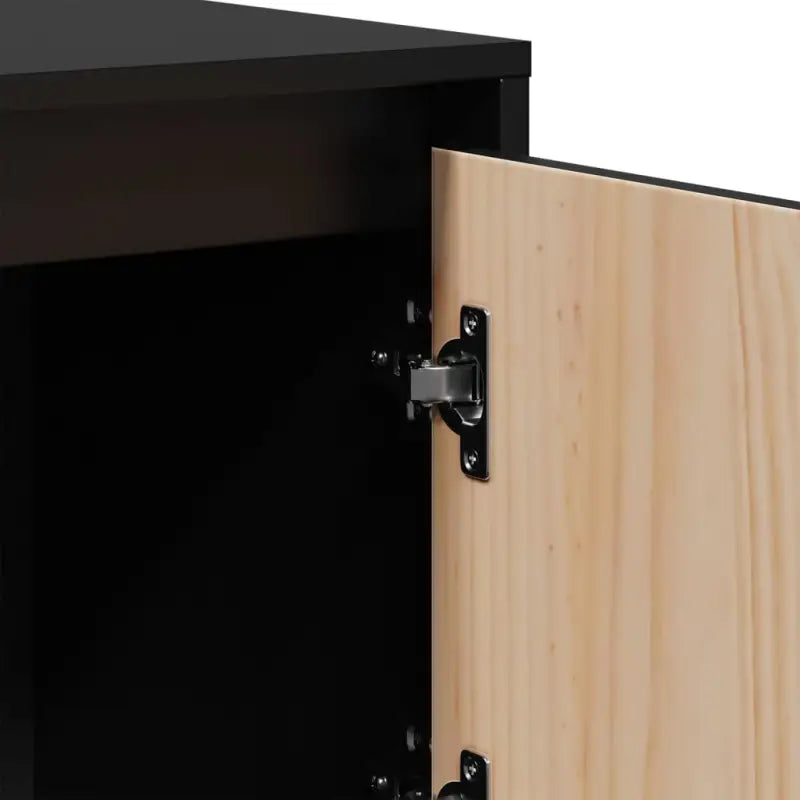 Massief Grenenhout Moderne Stijl Hoge Kast voor Elegant Interieur - Dressoirs & buffetkasten