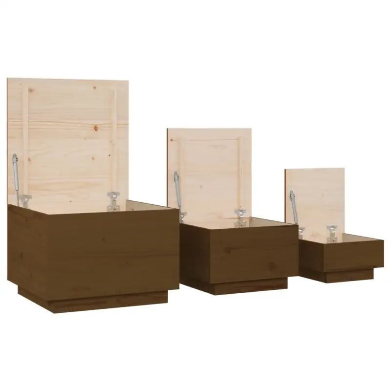 Massief grenenhout opbergboxen voor grote en kleine opbergboxen - Opbergkasten & lockerkasten