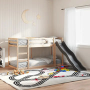 Massief Grenenhout Stapelbed met Glijbaan en Levering Bevat - Bedden & bedframes