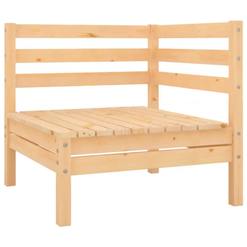 Massief grenenhout tuinset met voetenbank en tafel voor ontspanning - Tuinsets