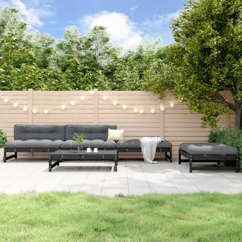 Massief Grenenhout Tuinset voor Loungeplezier in de Tuin - Tuinsets