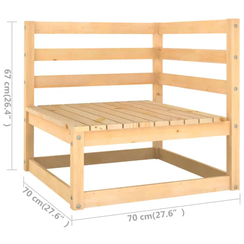 Massief grenenhout tuinsets voor ontspanning en gezelligheid buiten - Tuinsets