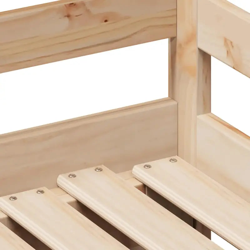 Massief Grenenhouten 2-in-1 slaapbank met onderschuifbed - Bedden & bedframes