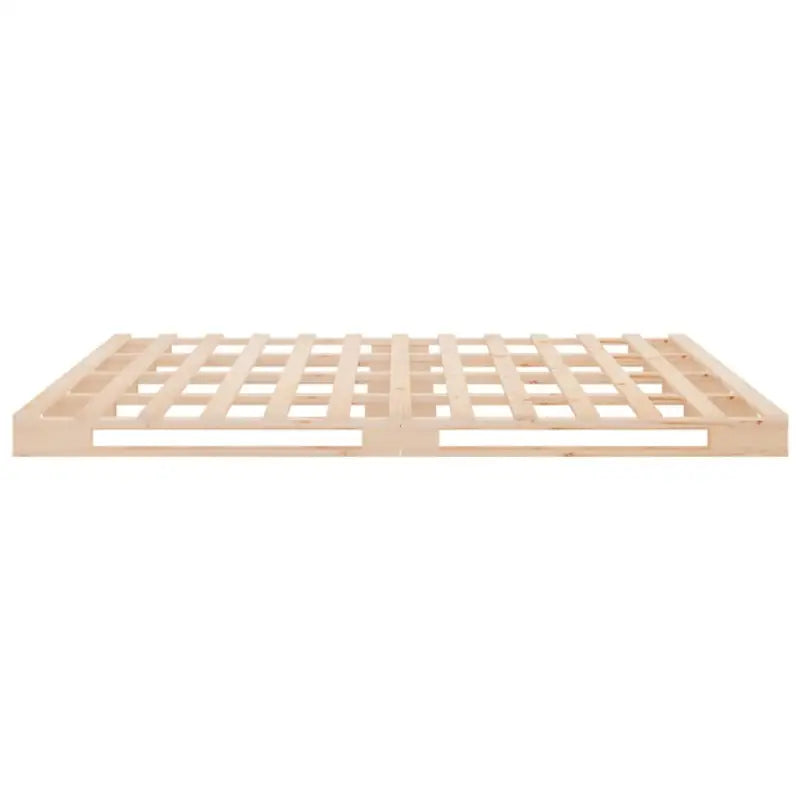 Massief Grenenhouten Bedframe met Levering Bevat voor Een Natuurlijke Sfeer - Bedden & bedframes