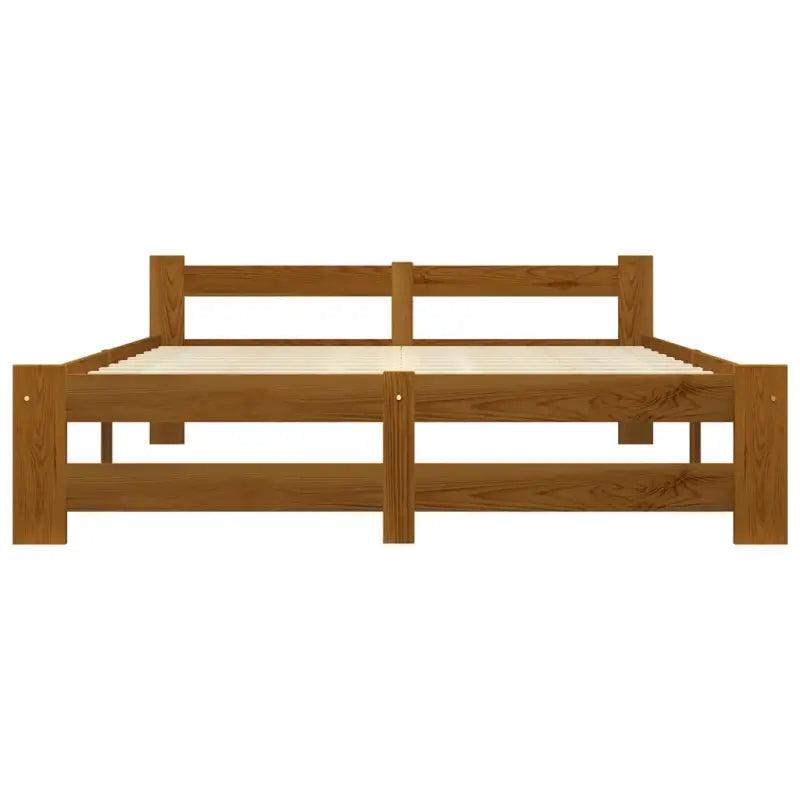 Massief Grenenhouten Bedframe voor een Elegante Slaapkamerstijl - Bedden & bedframes
