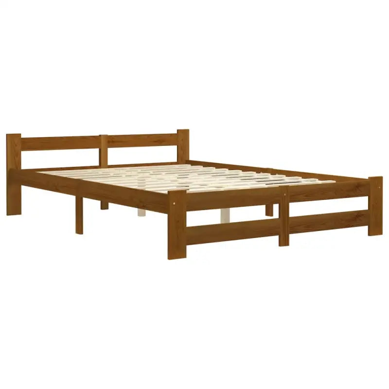 Massief Grenenhouten Bedframe voor een Elegante Slaapkamerstijl - Bedden & bedframes