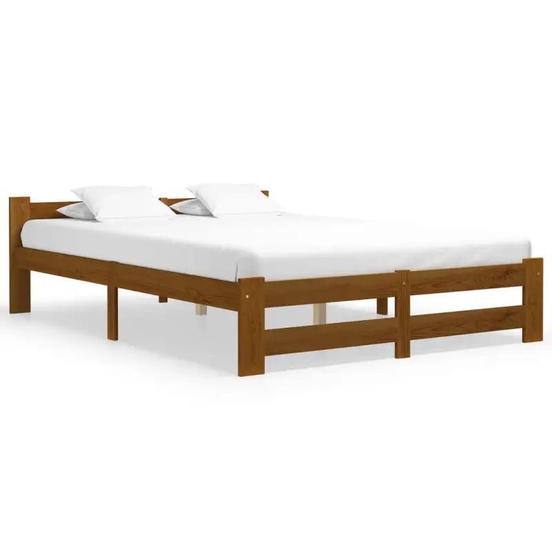 Massief Grenenhouten Bedframe voor een Elegante Slaapkamerstijl - Bedden & bedframes