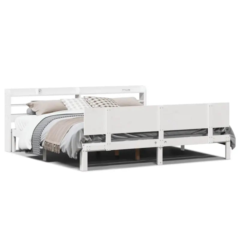Massief Grenenhouten Bedframe voor een Natuurlijke en Decoratieve Slaapkamer - Bedden & bedframes