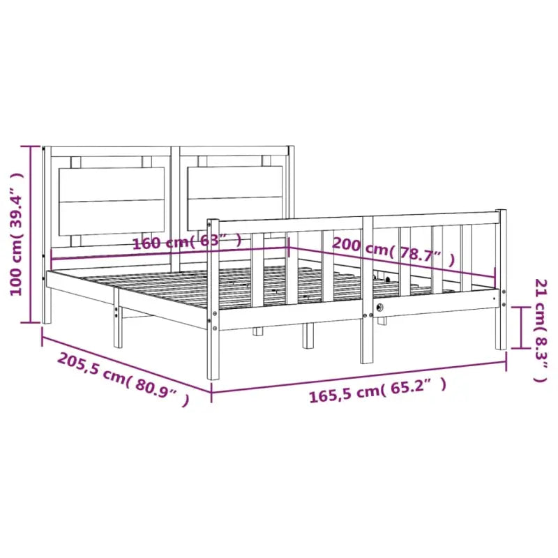 Massief Grenenhouten Bedframe voor een Natuurlijke en Gezonde Nachtrust - Bedden & bedframes