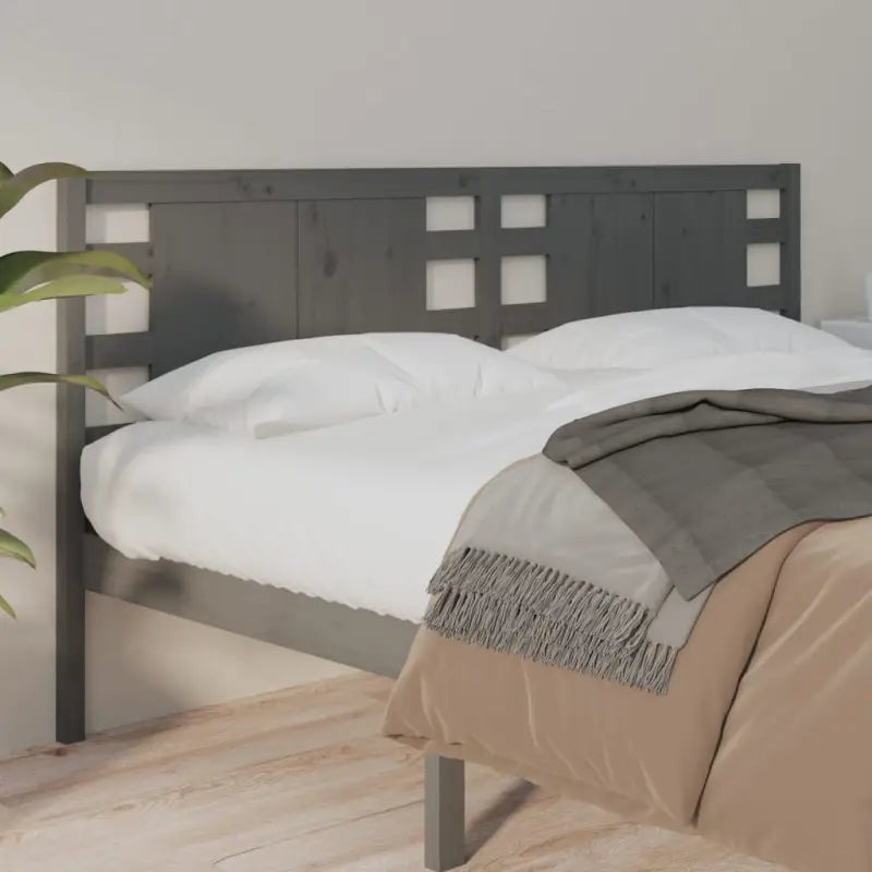 Massief Grenenhouten Hoofdborden voor in Elke Slaapkamer - Grijs / 166 x 100 cm / 1 - Hoofdborden en voetborden