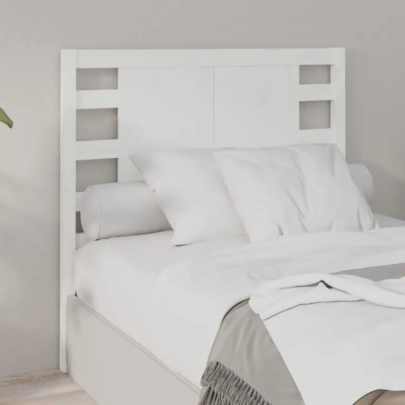 Massief Grenenhouten Hoofdborden voor in Elke Slaapkamer - Wit / 81 x 100 cm / 1 - Hoofdborden en voetborden