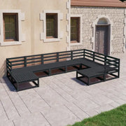 Massief Grenenhouten Tuinset voor Ontspanning en Buitenplezier - Tuinsets
