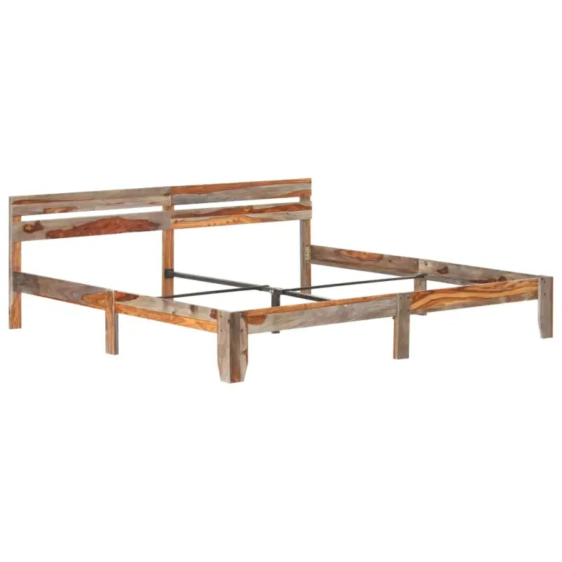 Massief Houten Bedframe voor een Elegante en Klassieke Slaapkamerstijl - 200 x 200 cm - Bedden & bedframes